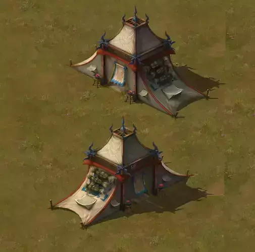 Field - military tent