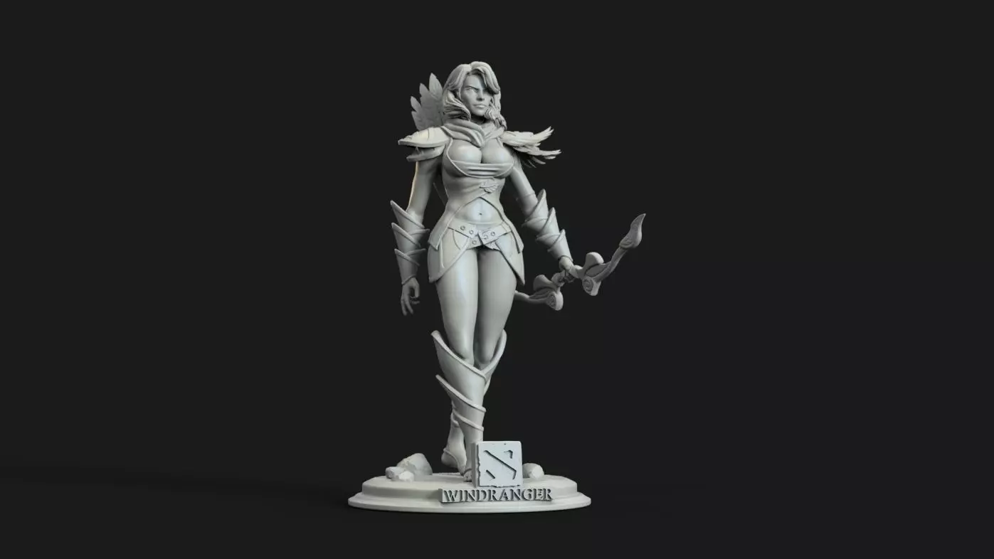 Windranger  parts 3D print model_0