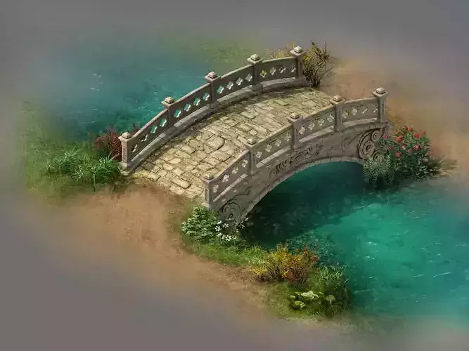 Wild - stone bridge