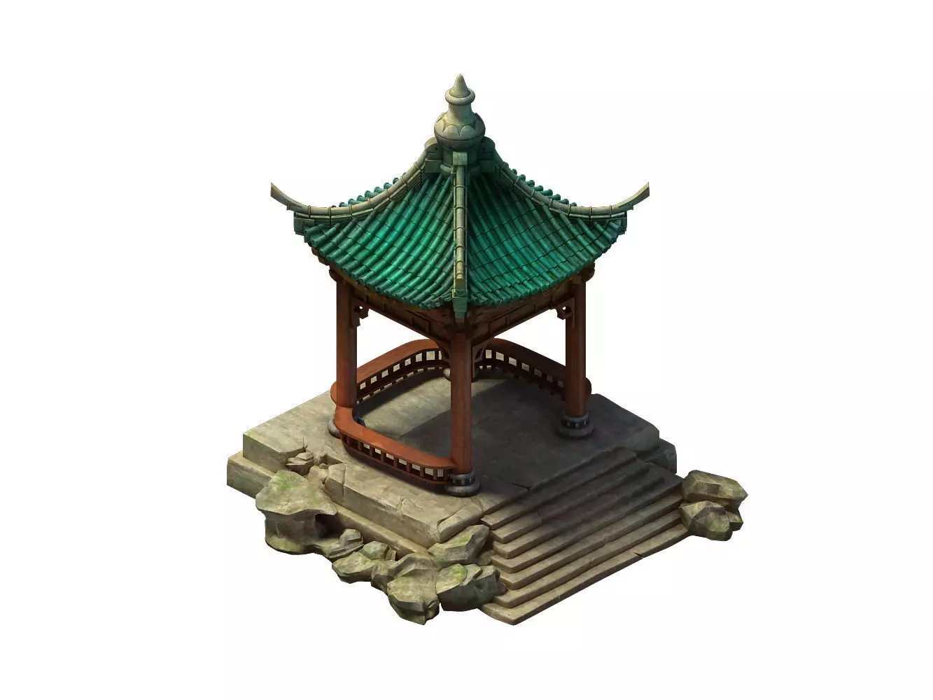 Field - pavilion 3D model