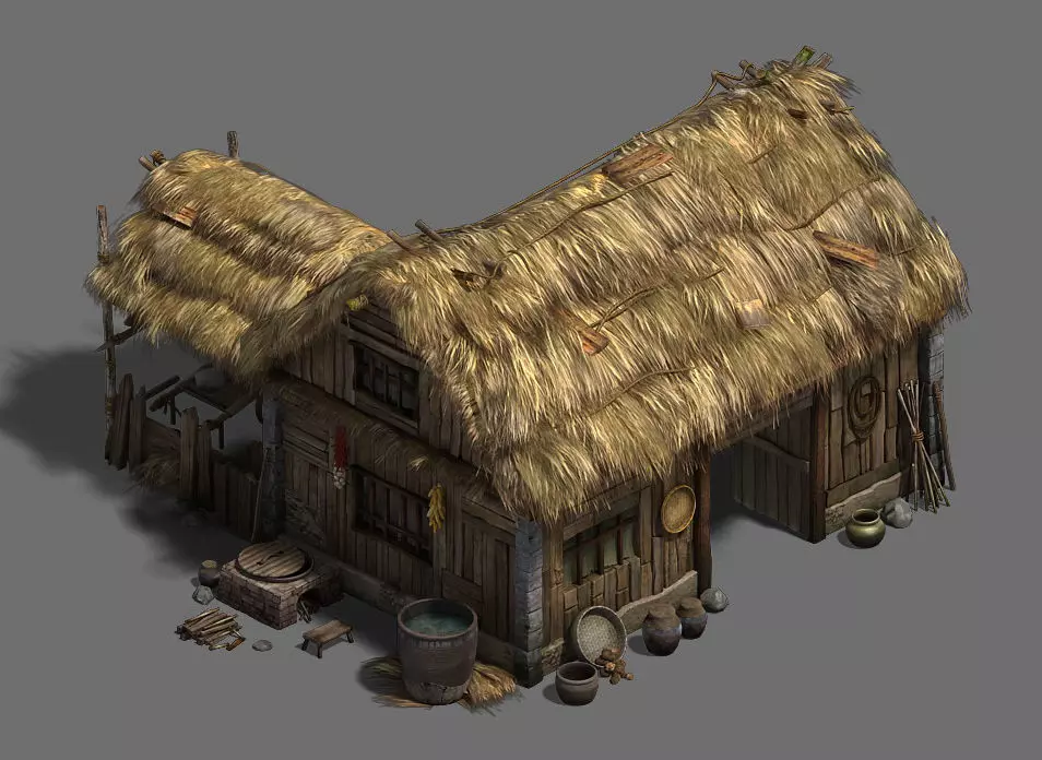 Original Village - House 2 3D model
