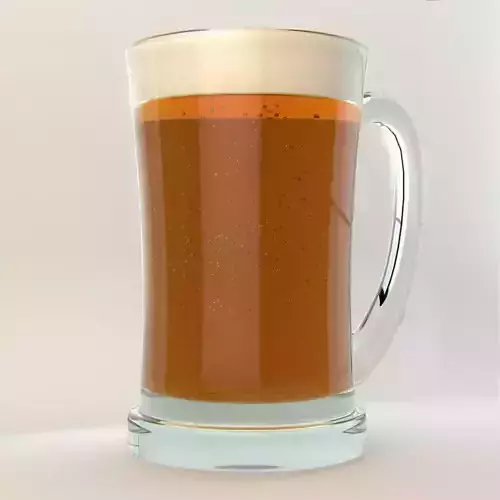 beer glass 3D model