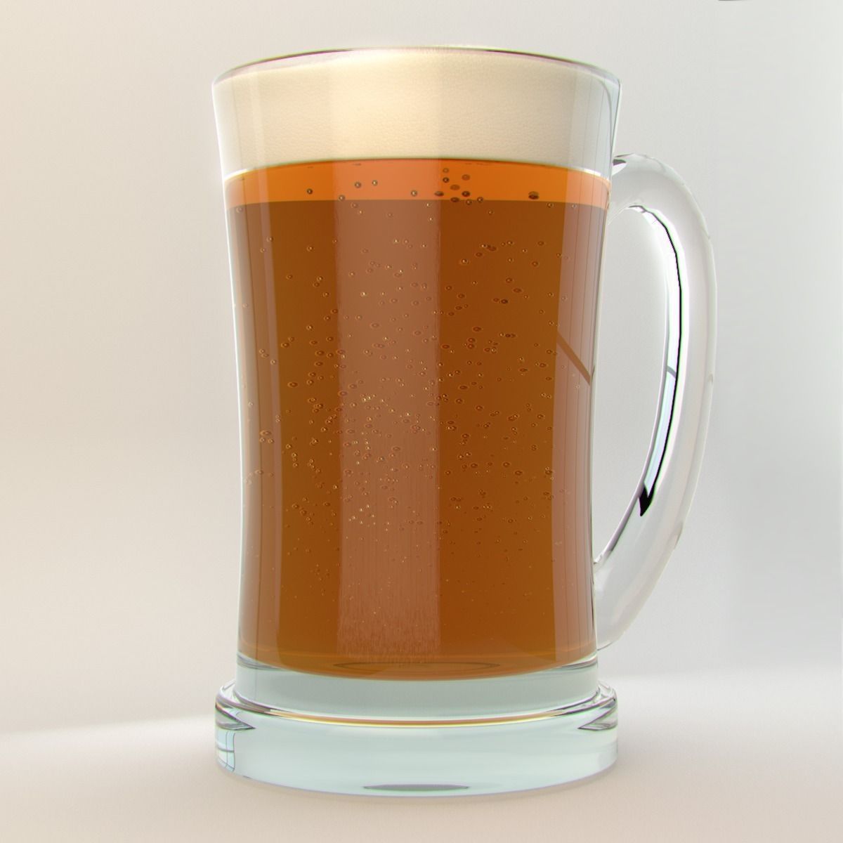 beer glass 3D model_1