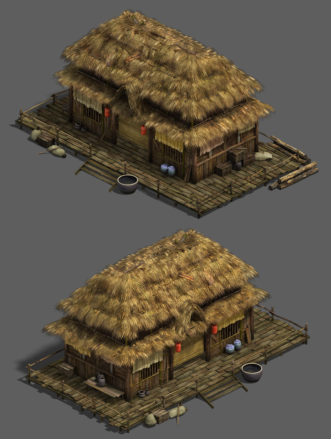 Original Village - House 3 3D model_2
