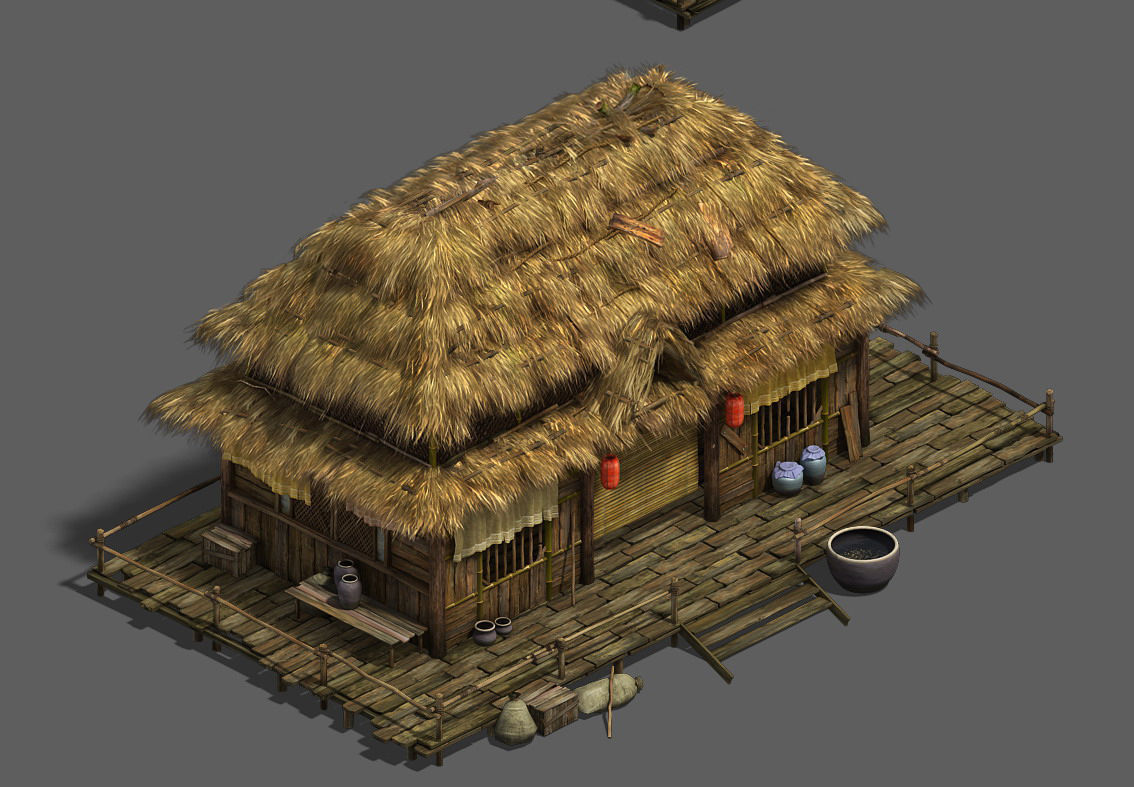Original Village - House 3 3D model_1