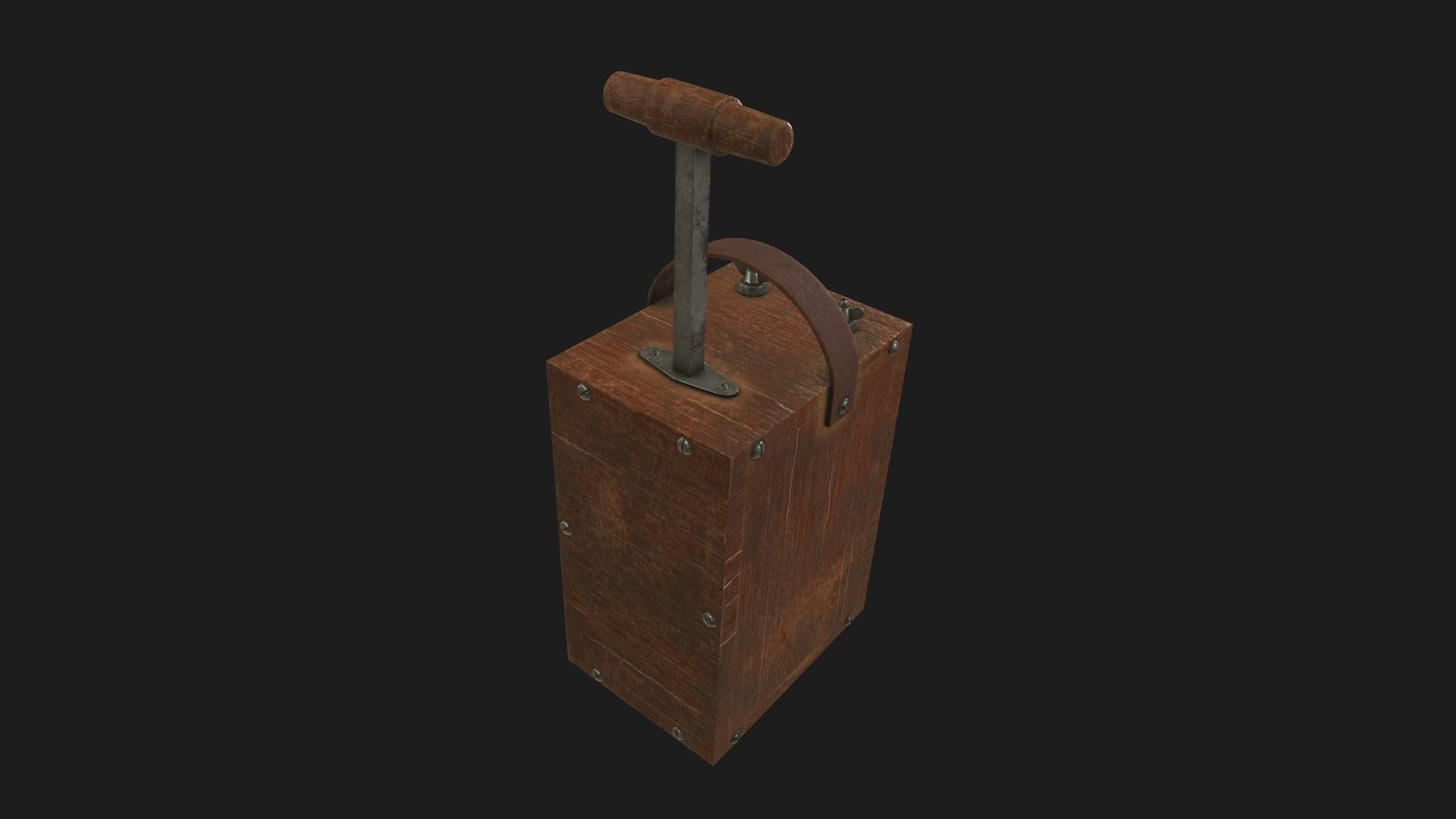 Dynamite Blaster Low-poly 3D model_6