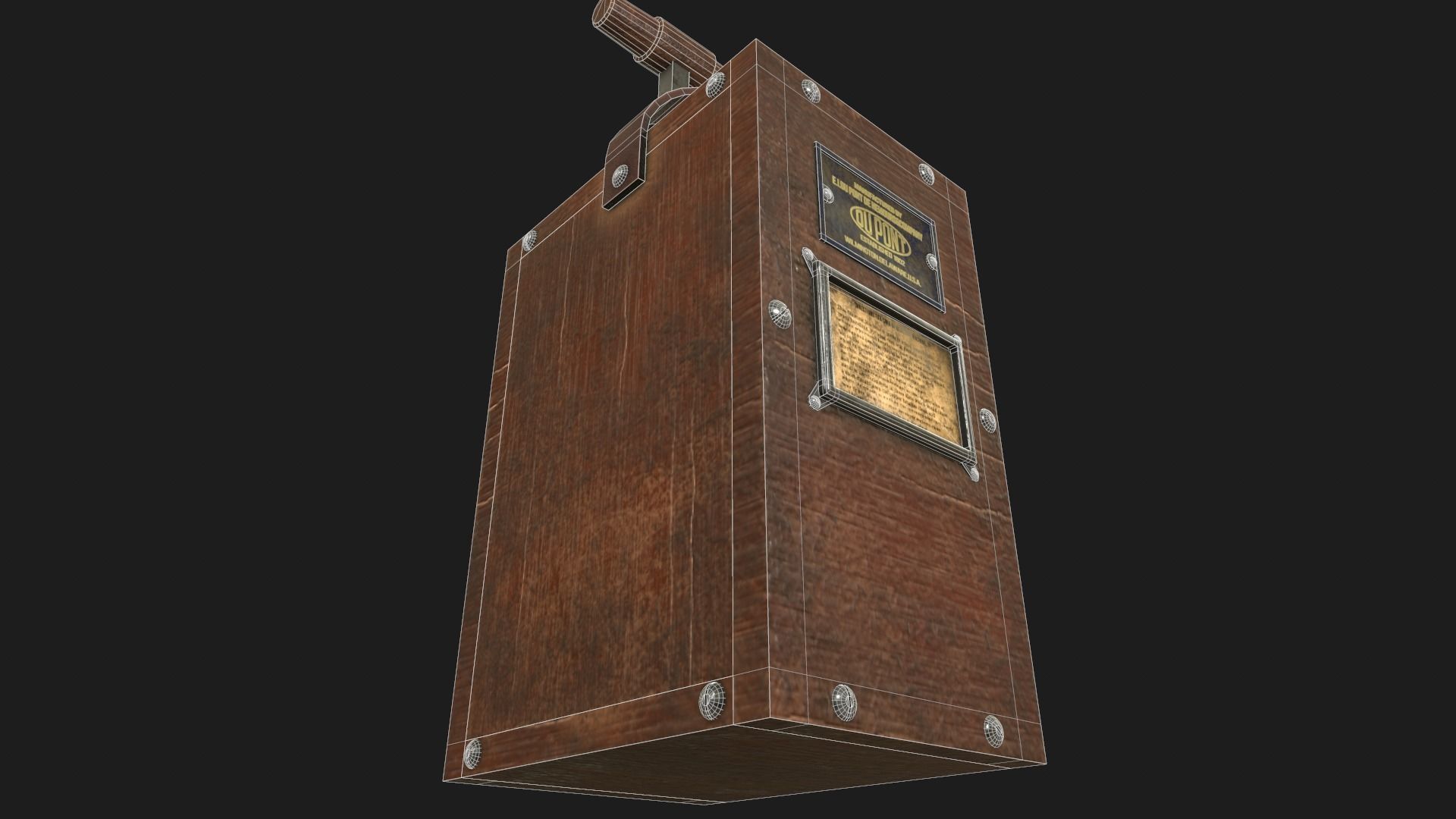 Dynamite Blaster Low-poly 3D model_13