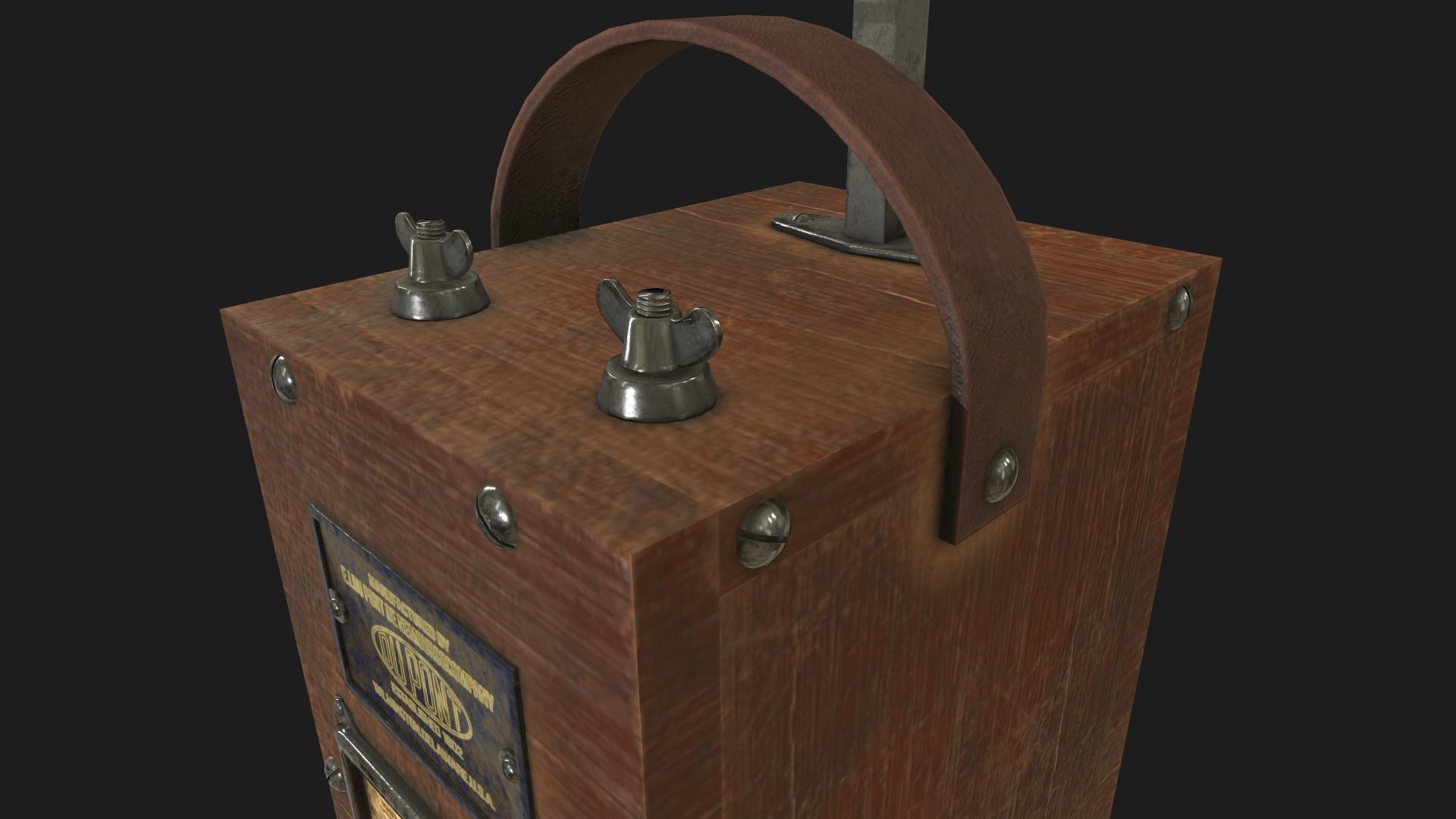 Dynamite Blaster Low-poly 3D model_14