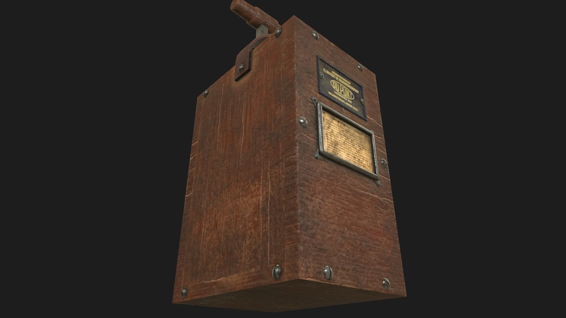 Dynamite Blaster Low-poly 3D model_12