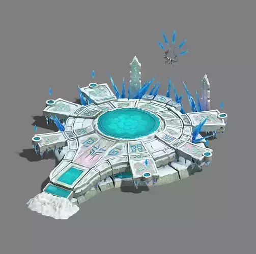 Strokes the mountain - the altar of magic