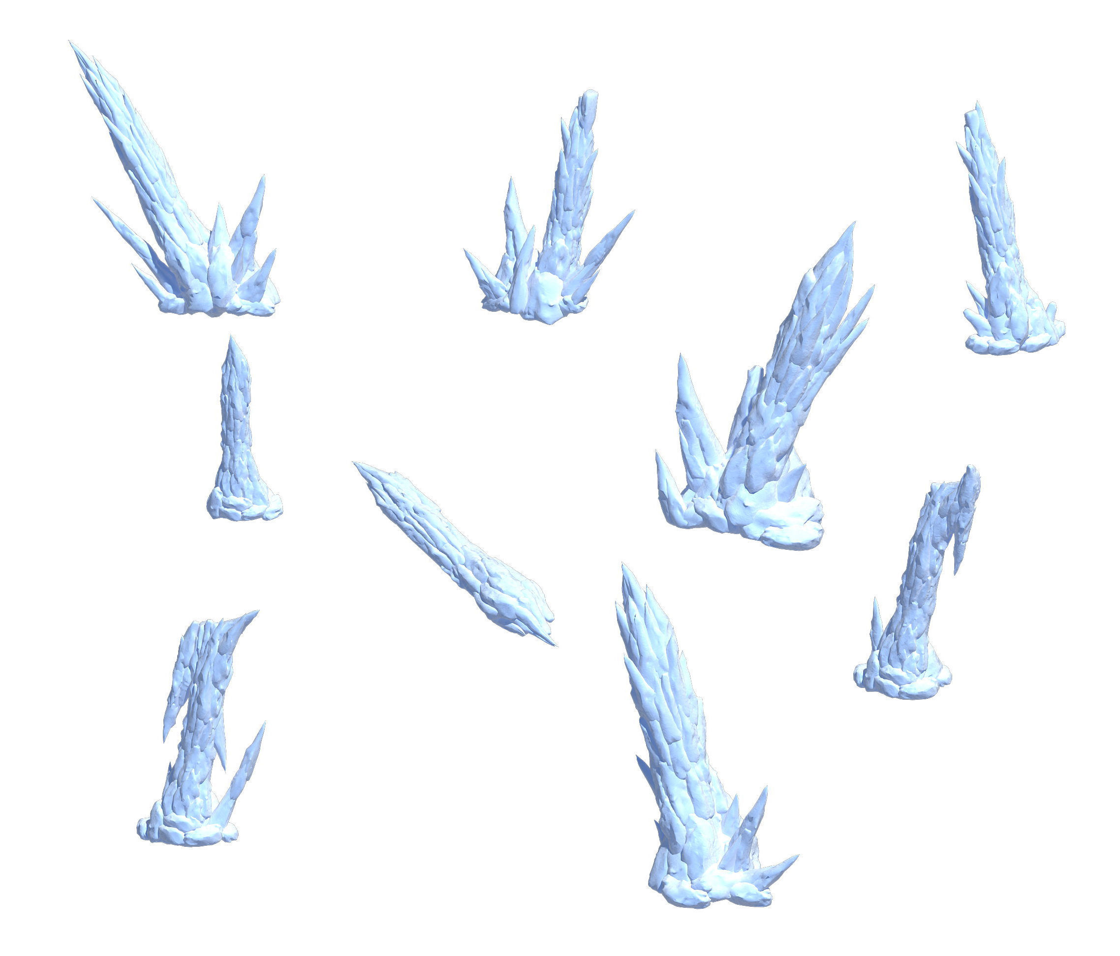 Zhaoshan - stone stone teeth 3D model_1