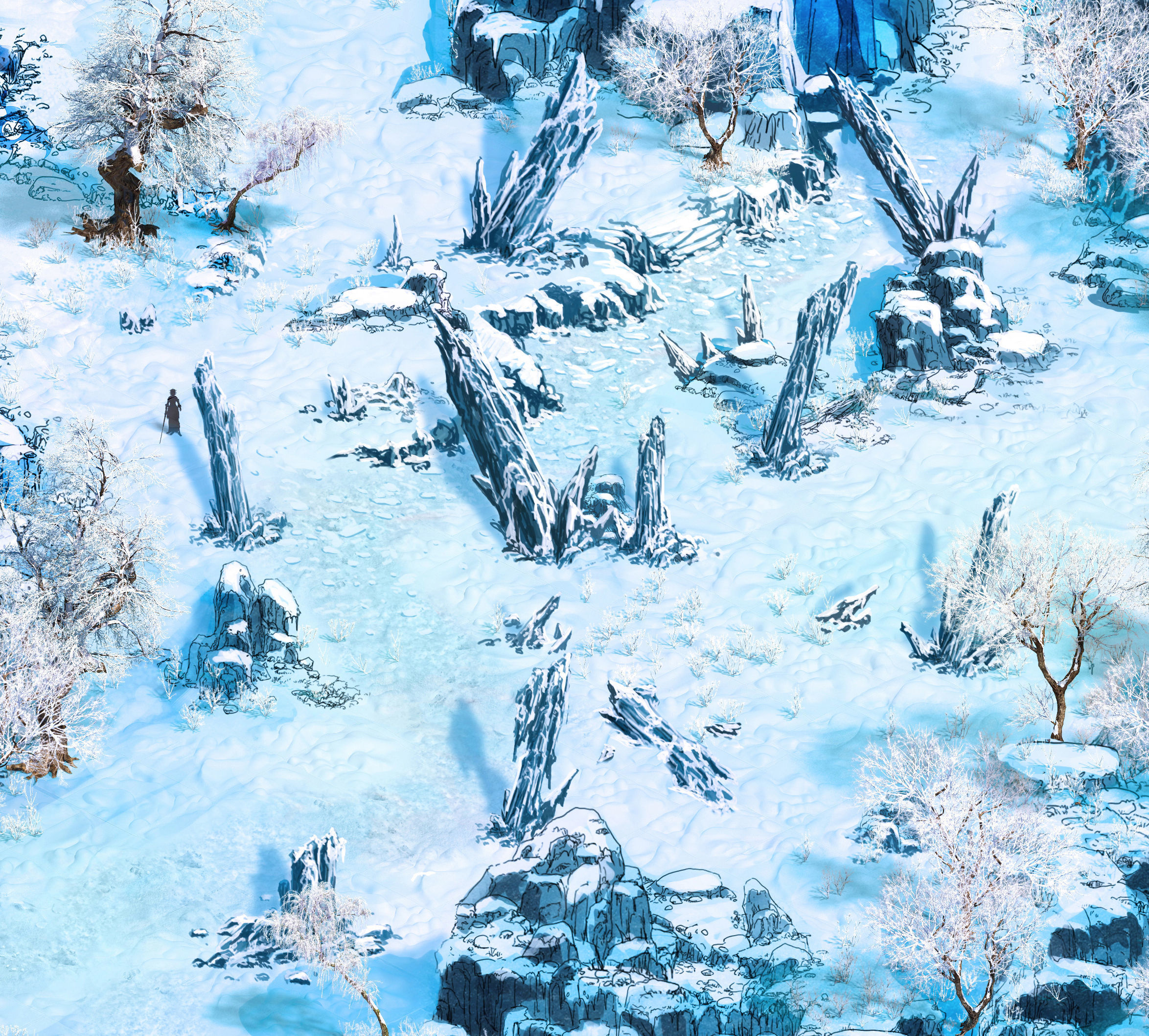 Zhaoshan - stone stone teeth 3D model_4