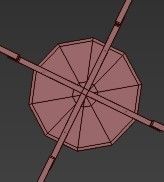 Halo chandelier 3D model_4