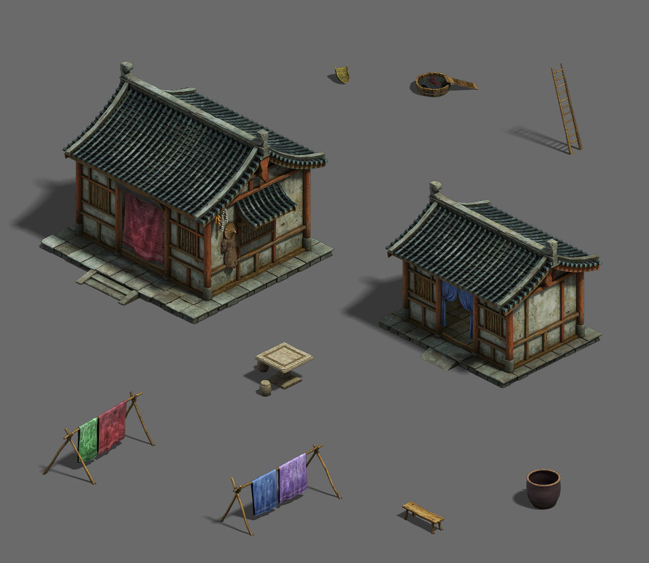 Medium - sized city 3D model_1