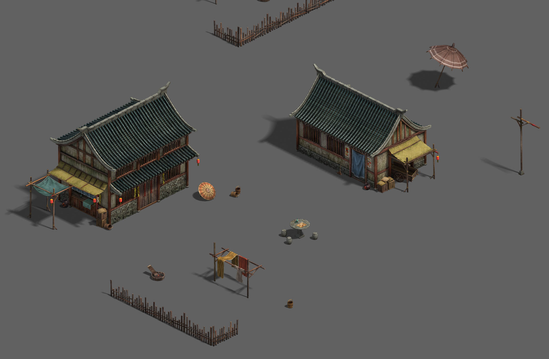 Medium city - residential 3 3D model_1