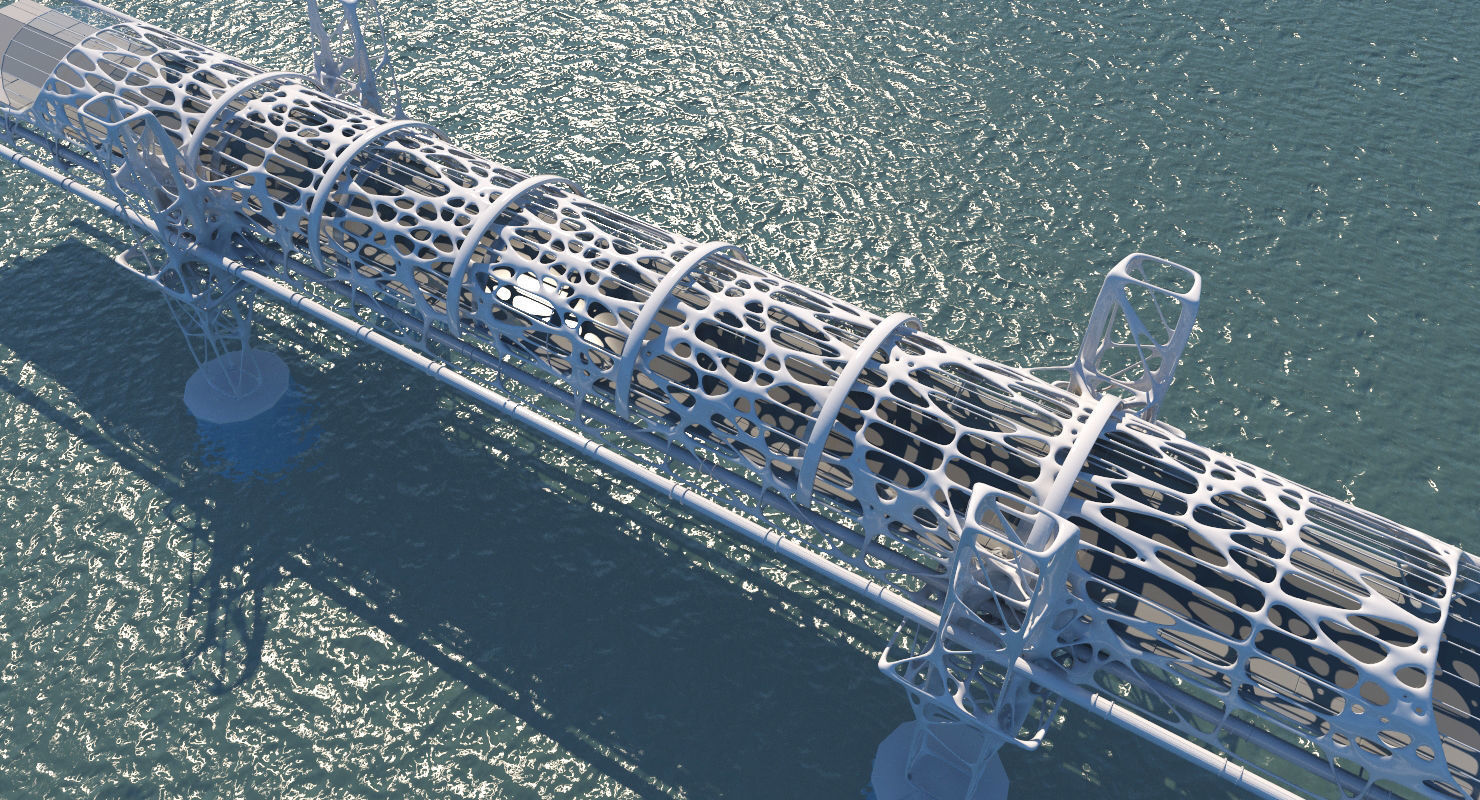 Future Bridge 01 3D model_5