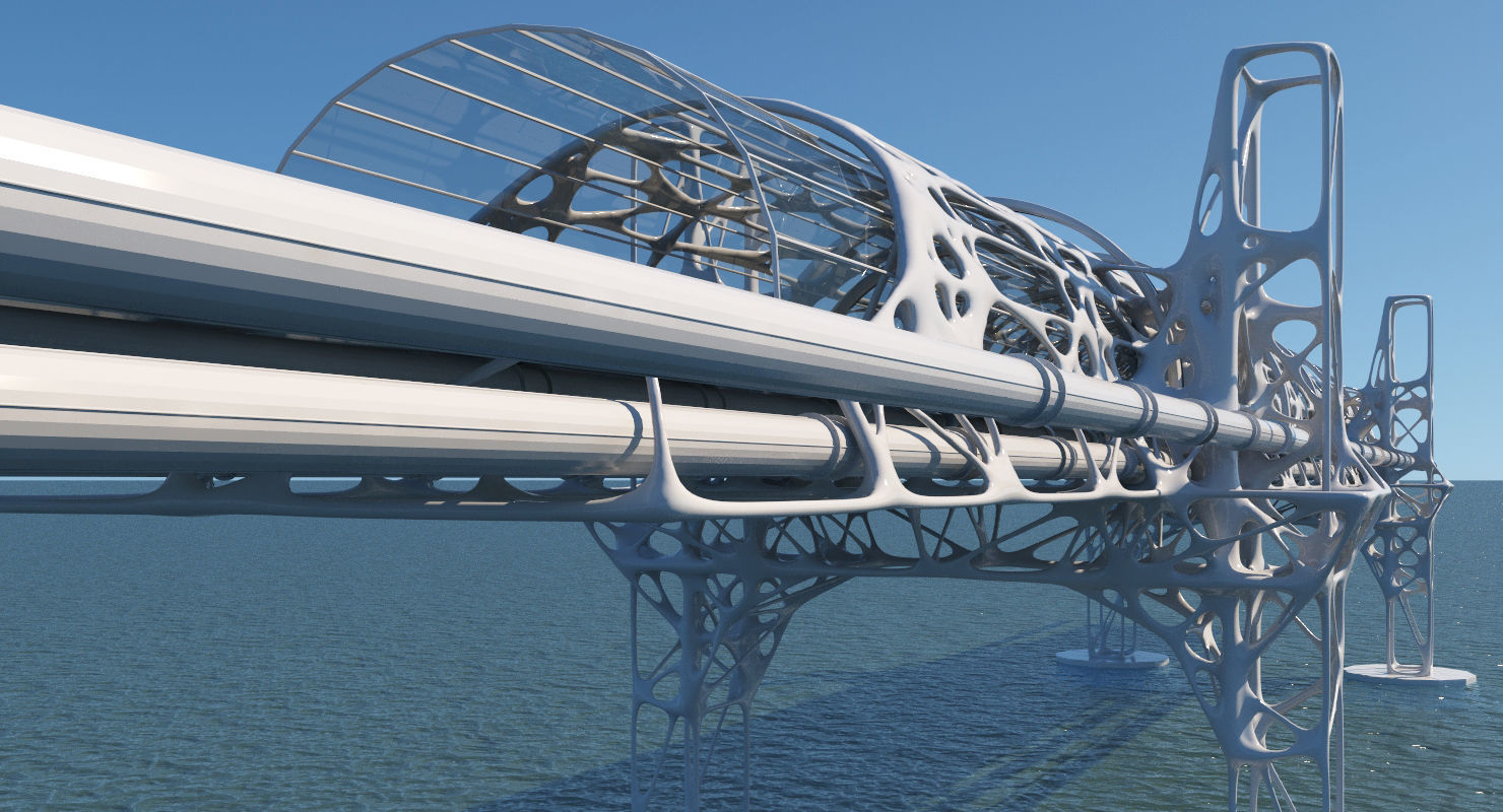 Future Bridge 01 3D model_3