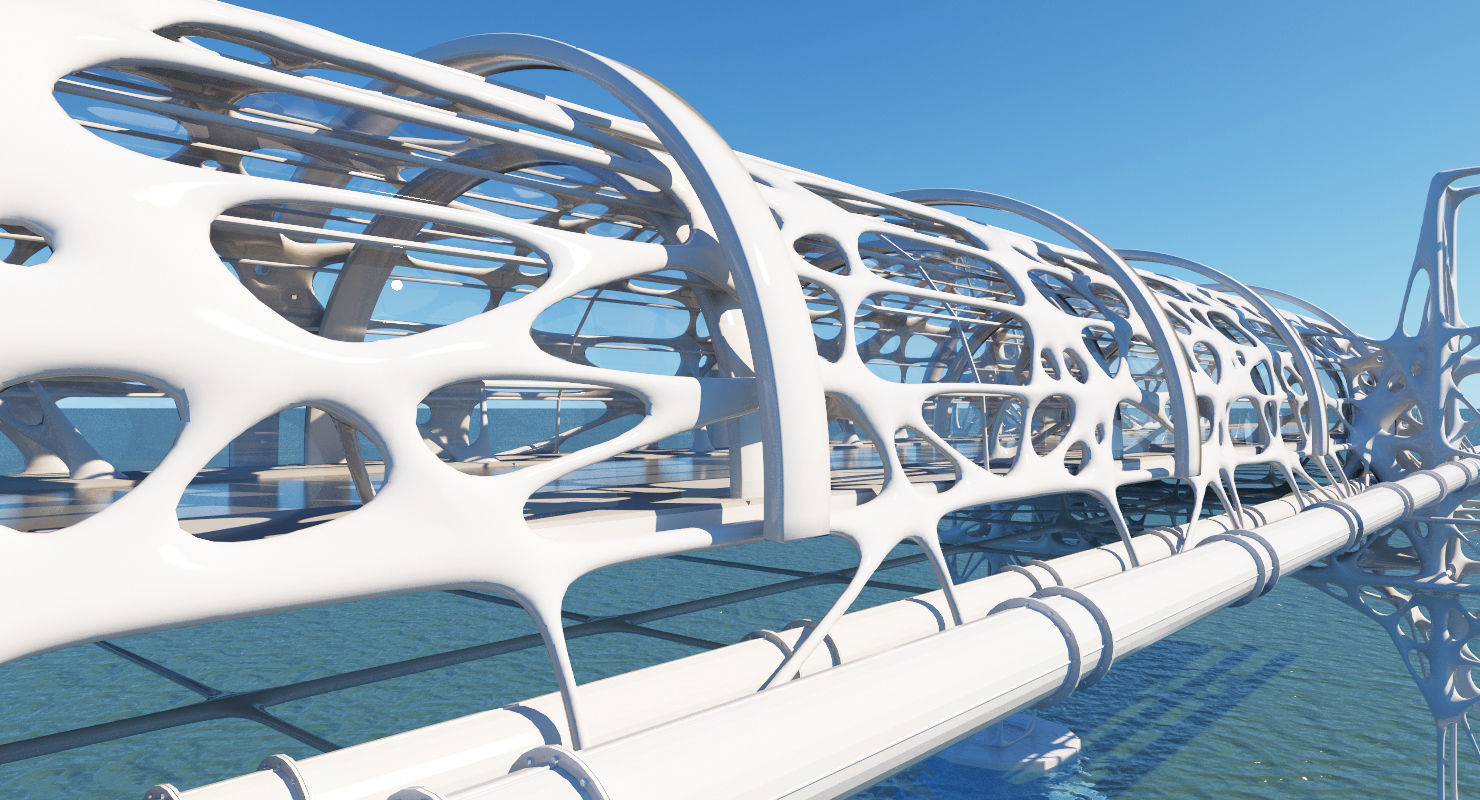 Future Bridge 01 3D model_14