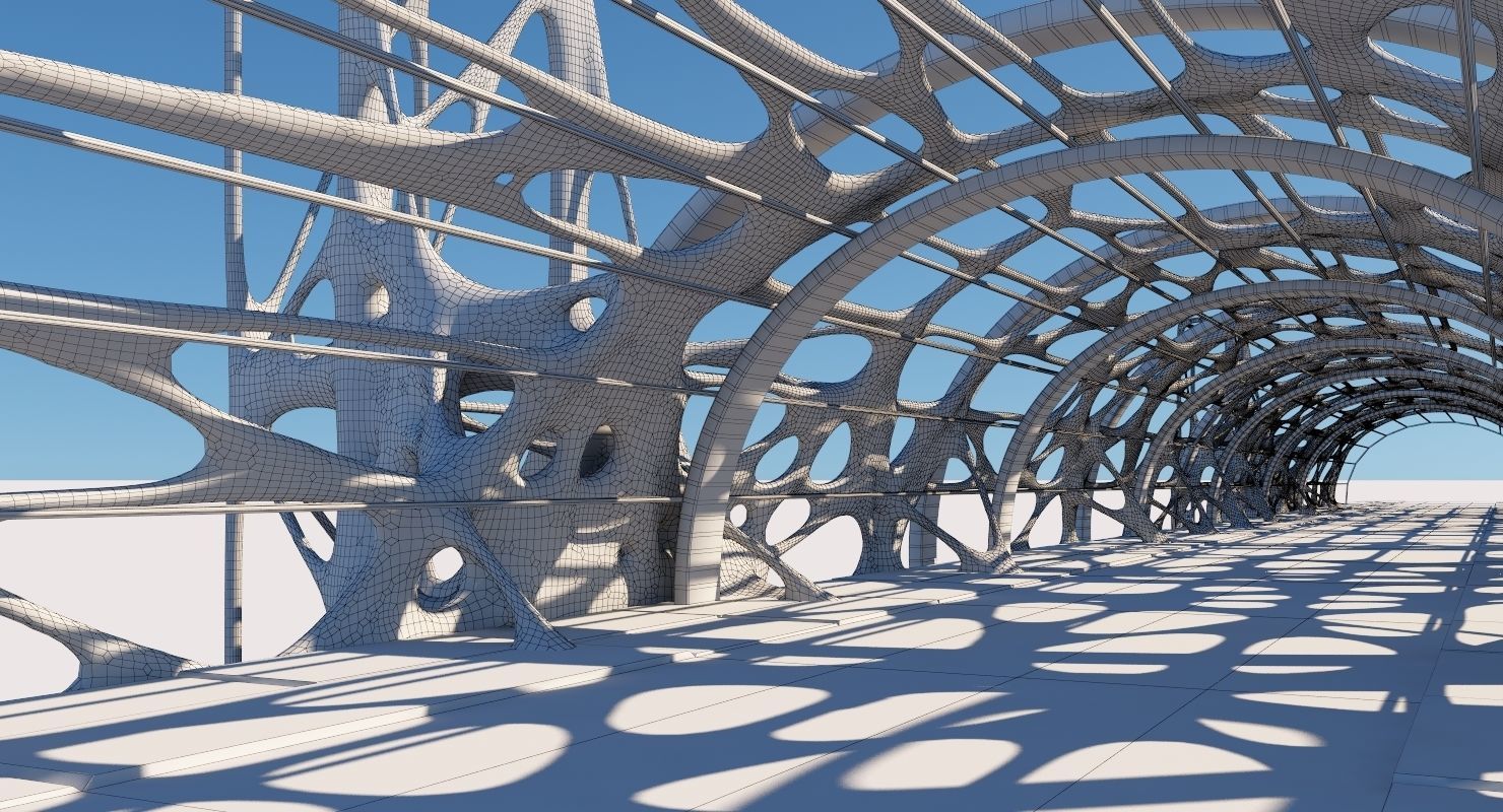 Future Bridge 01 3D model_17