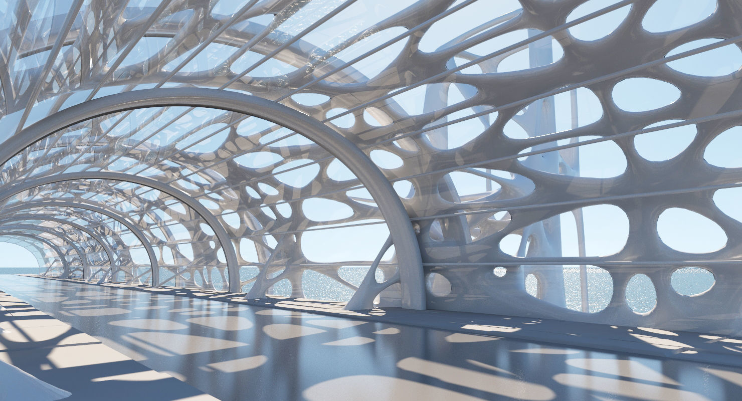 Future Bridge 01 3D model_13