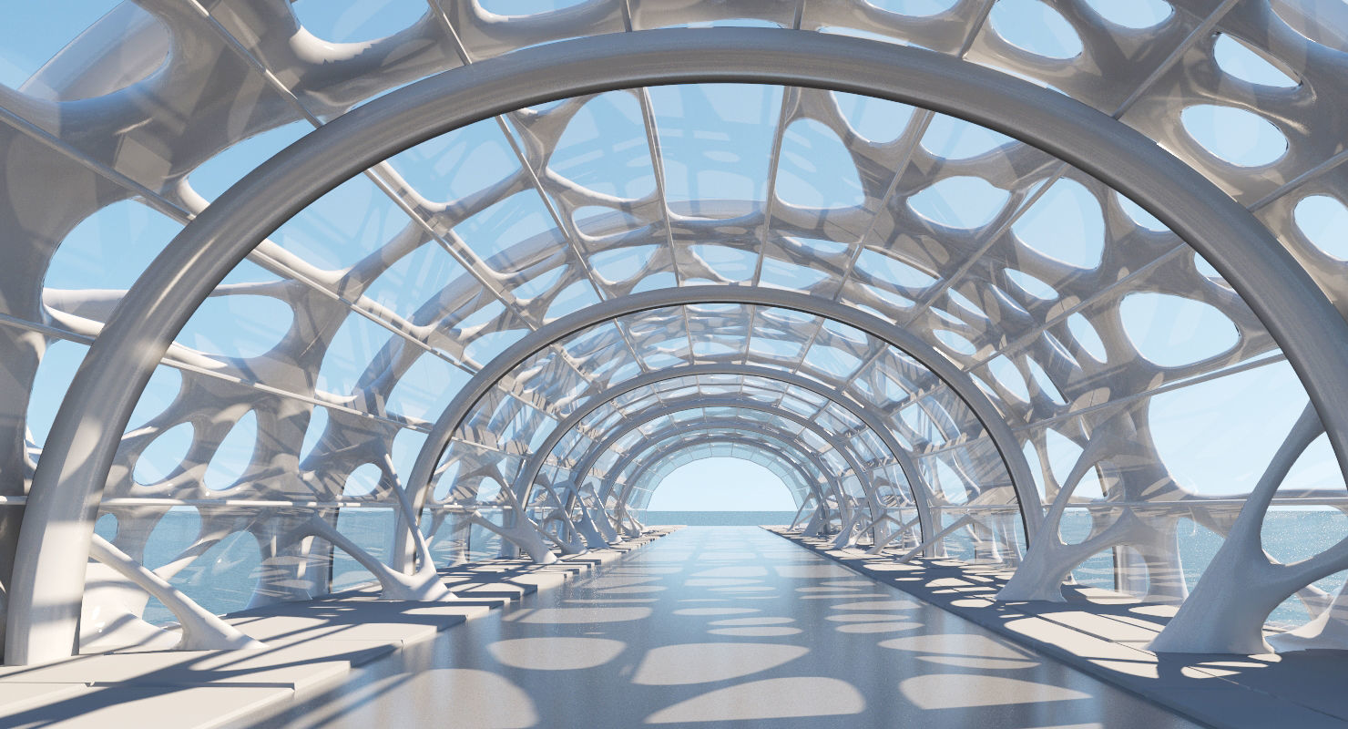 Future Bridge 01 3D model_12