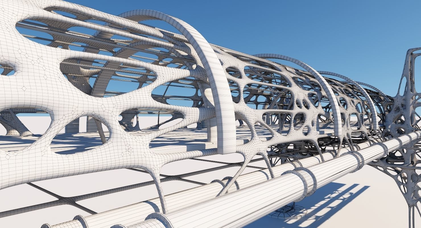 Future Bridge 01 3D model_16