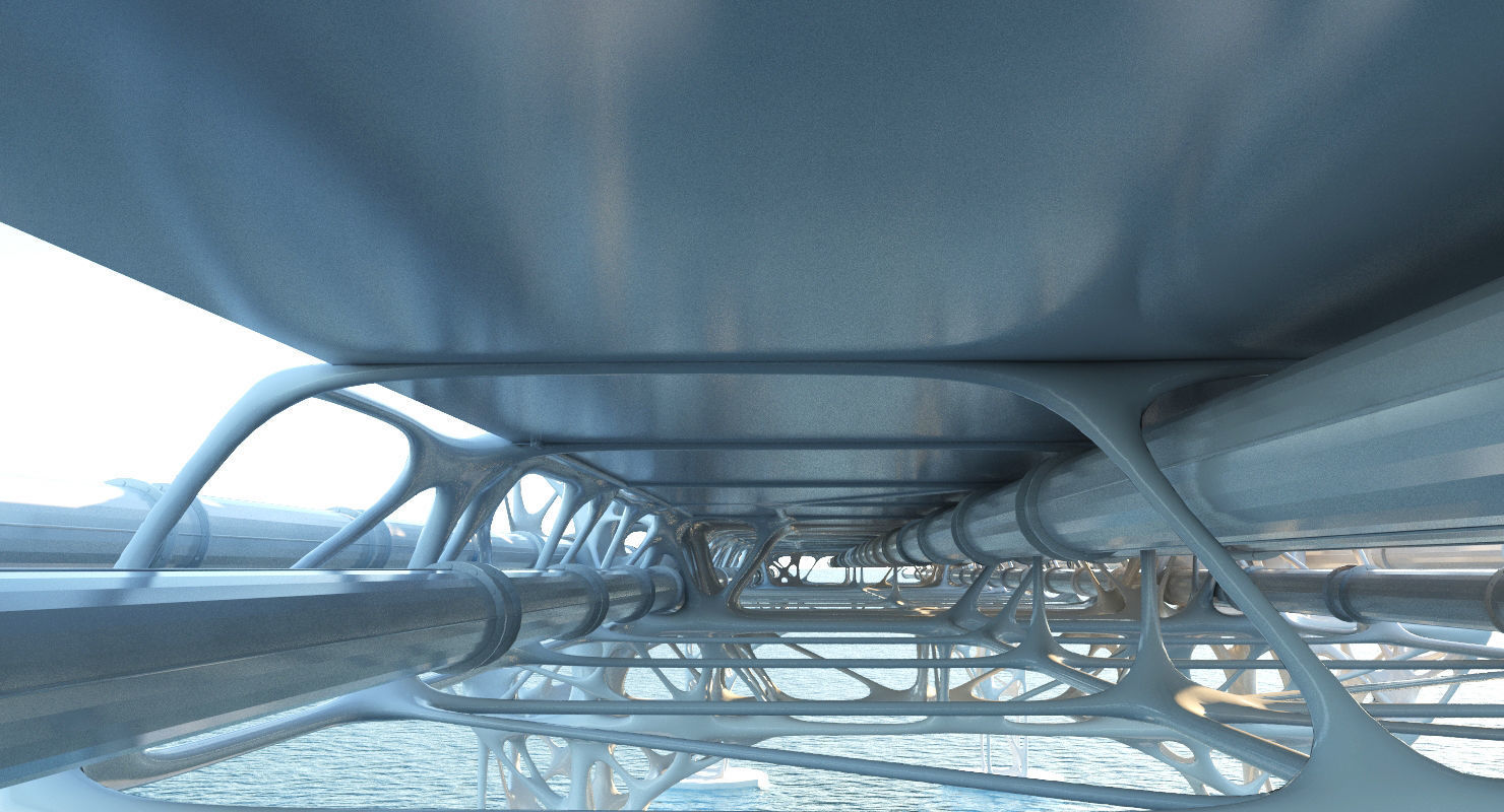 Future Bridge 01 3D model_10