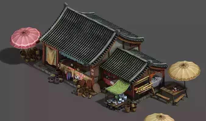 Medium city - grocery store