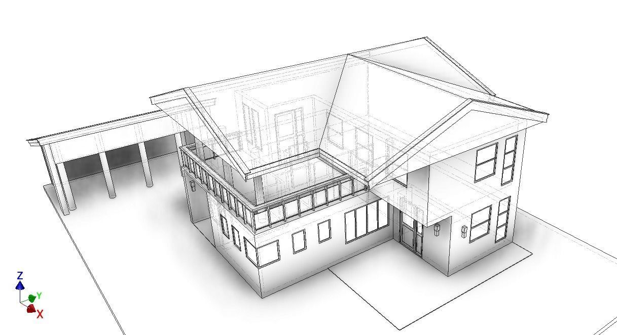 House construction design building industry 3d files 3D model_7