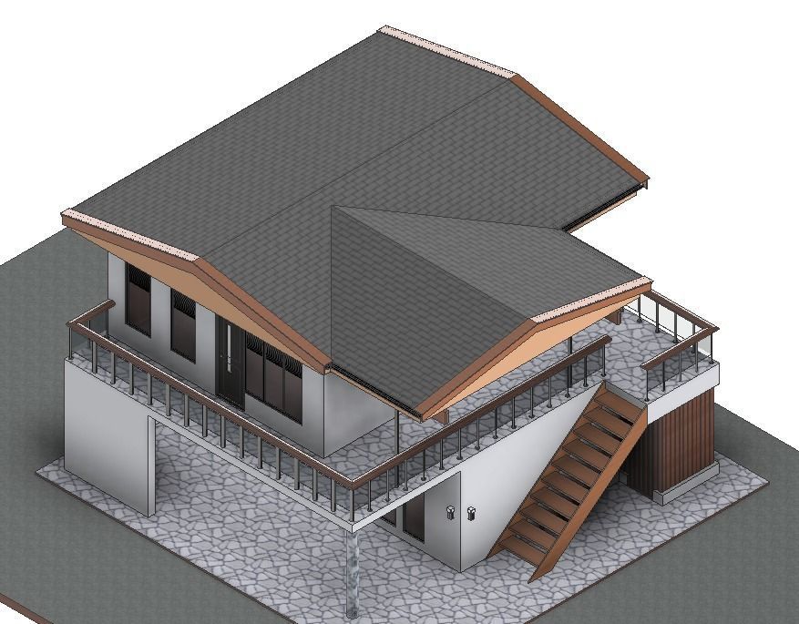 House construction design building industry 3d files 3D model_4