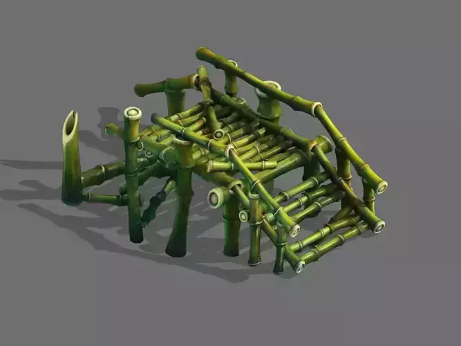 Bamboo - broken bridge