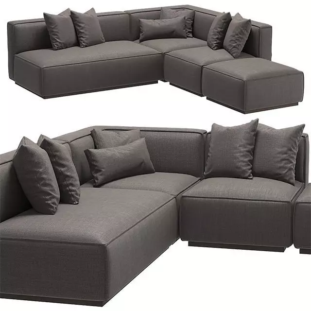 MoDRN Naturals Wheaton Modular Sofa 3D model_0