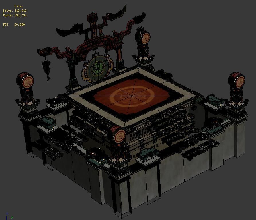 Main City - Arena 3D model_2