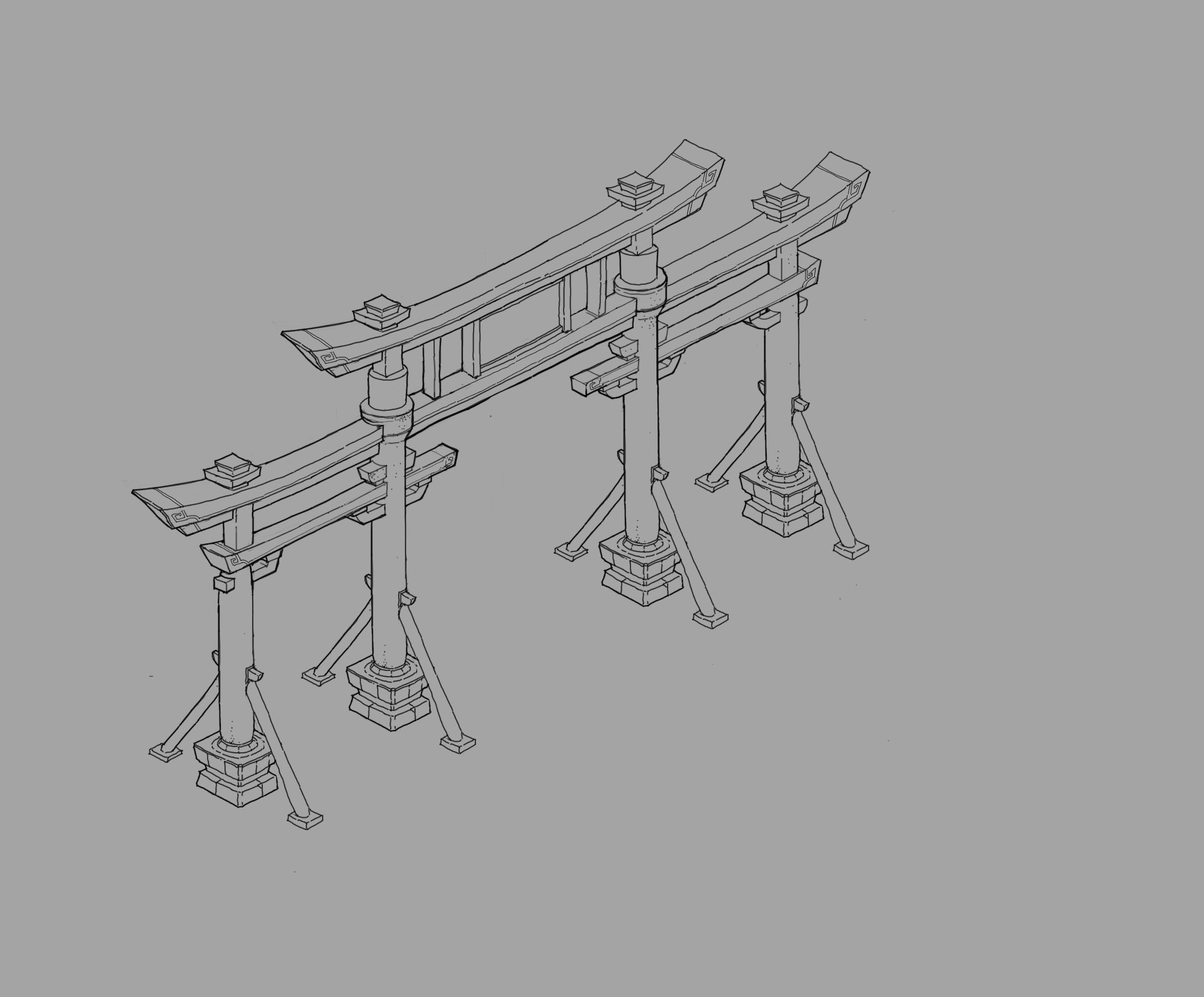 Main City - arch 3D model_2