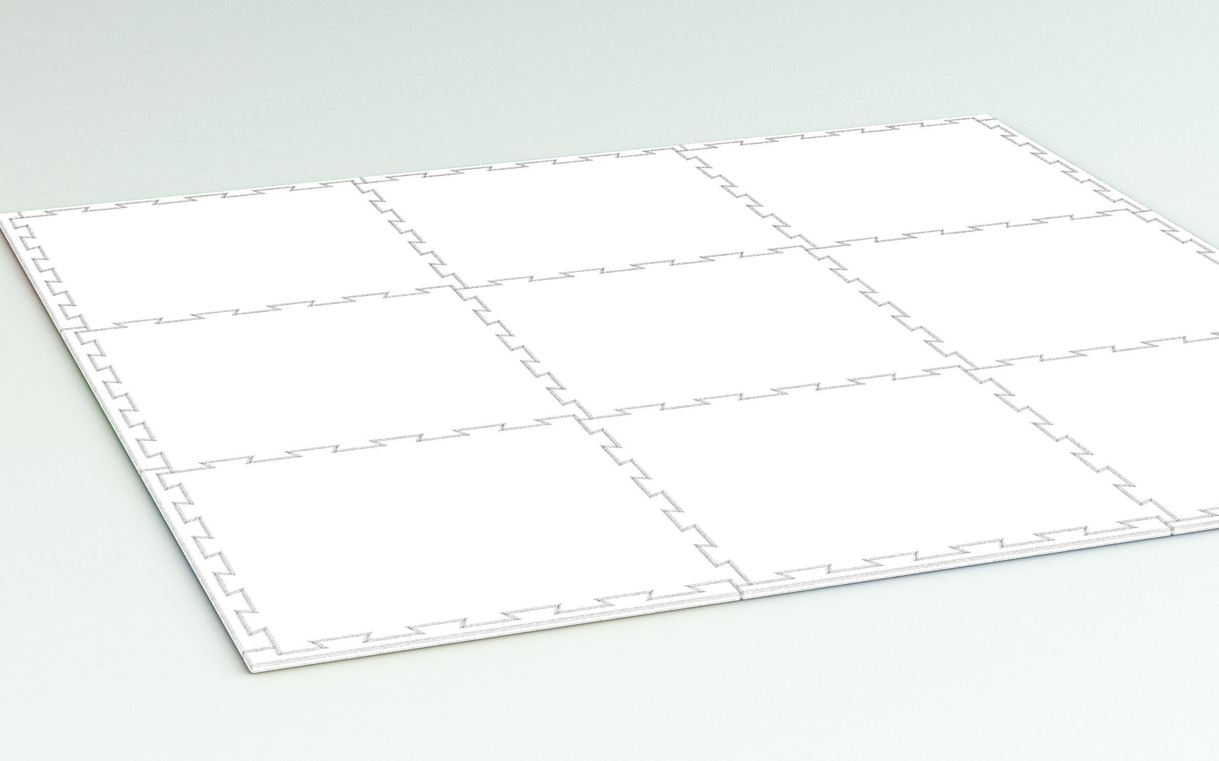 Childrens Playroom Foam Floor Tiles 3D model_14