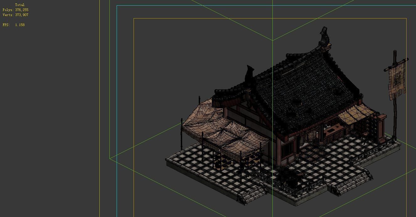 The main city - pharmacies 3D model_1
