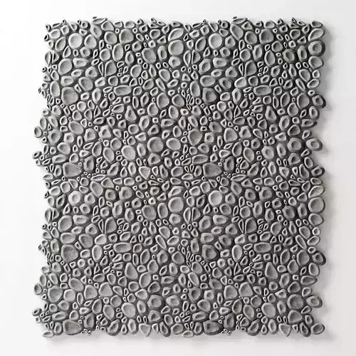 Stone pebble  concave decorative