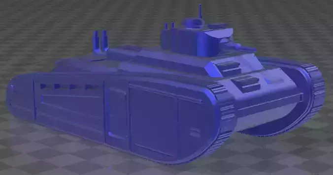 French Heavy tank 3D print model