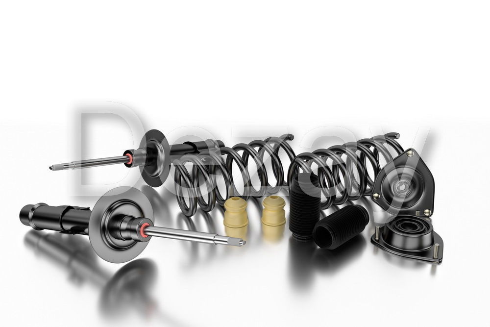 Set of spare parts shock absorber and 3D model_6