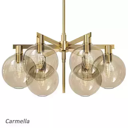 Carmella ball chandelier 3D model
