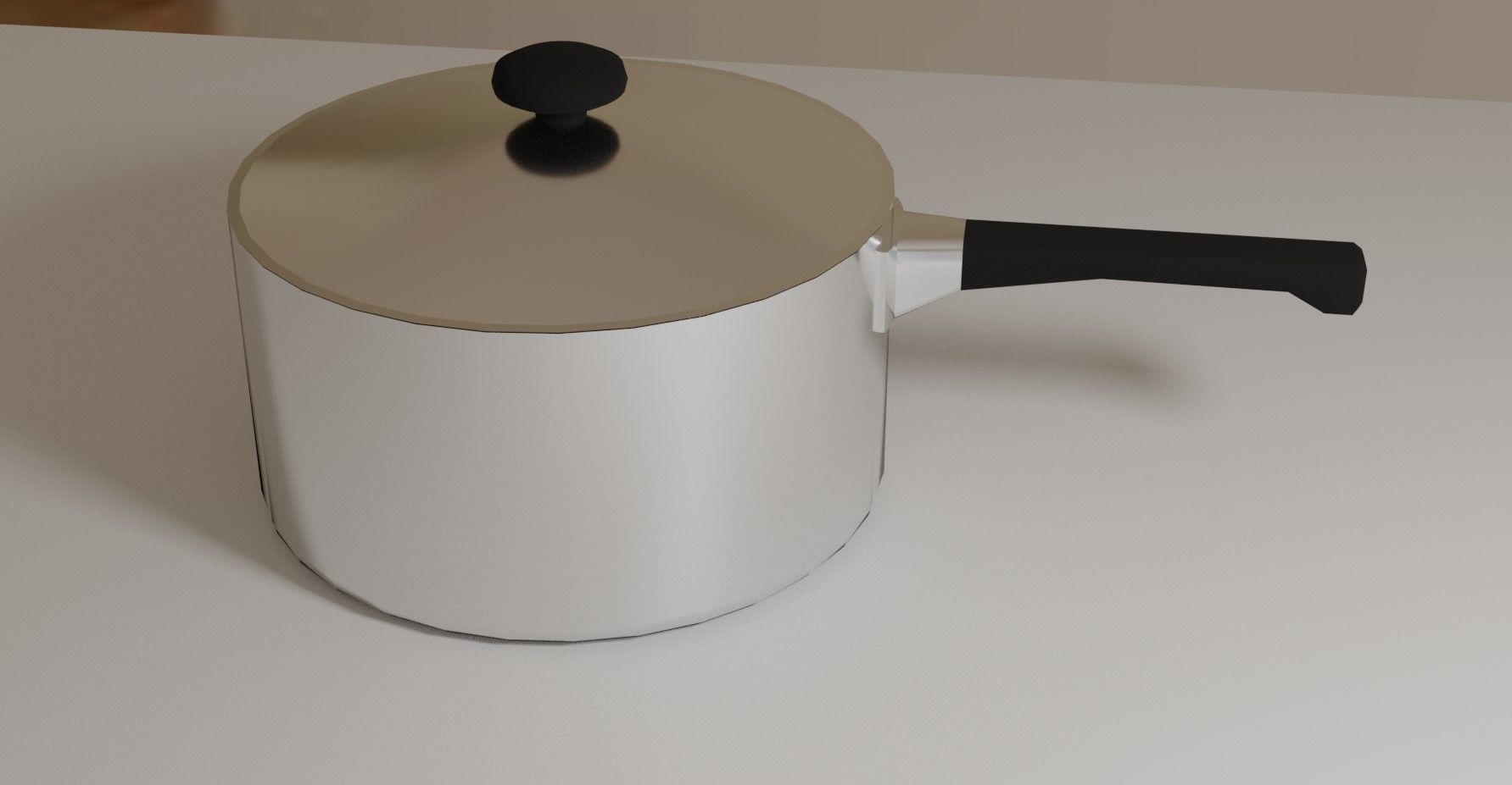 Aluminum Pan - Panela de Aluminio Low-poly 3D model_8