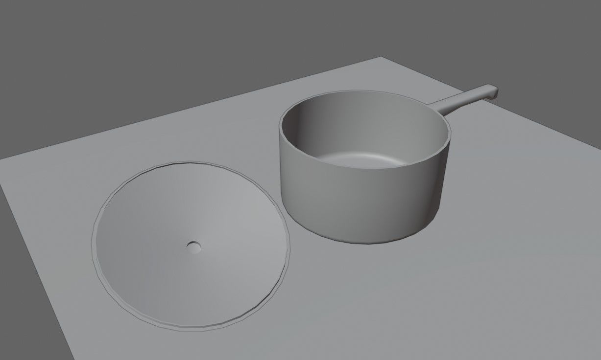 Aluminum Pan - Panela de Aluminio Low-poly 3D model_11