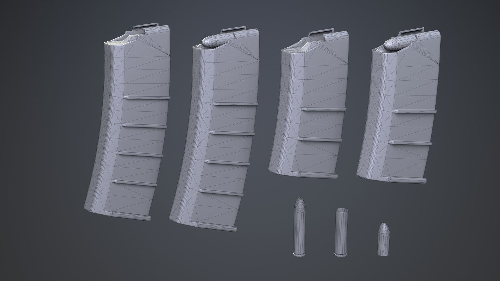 Ash 12 Low-poly 3D model_30