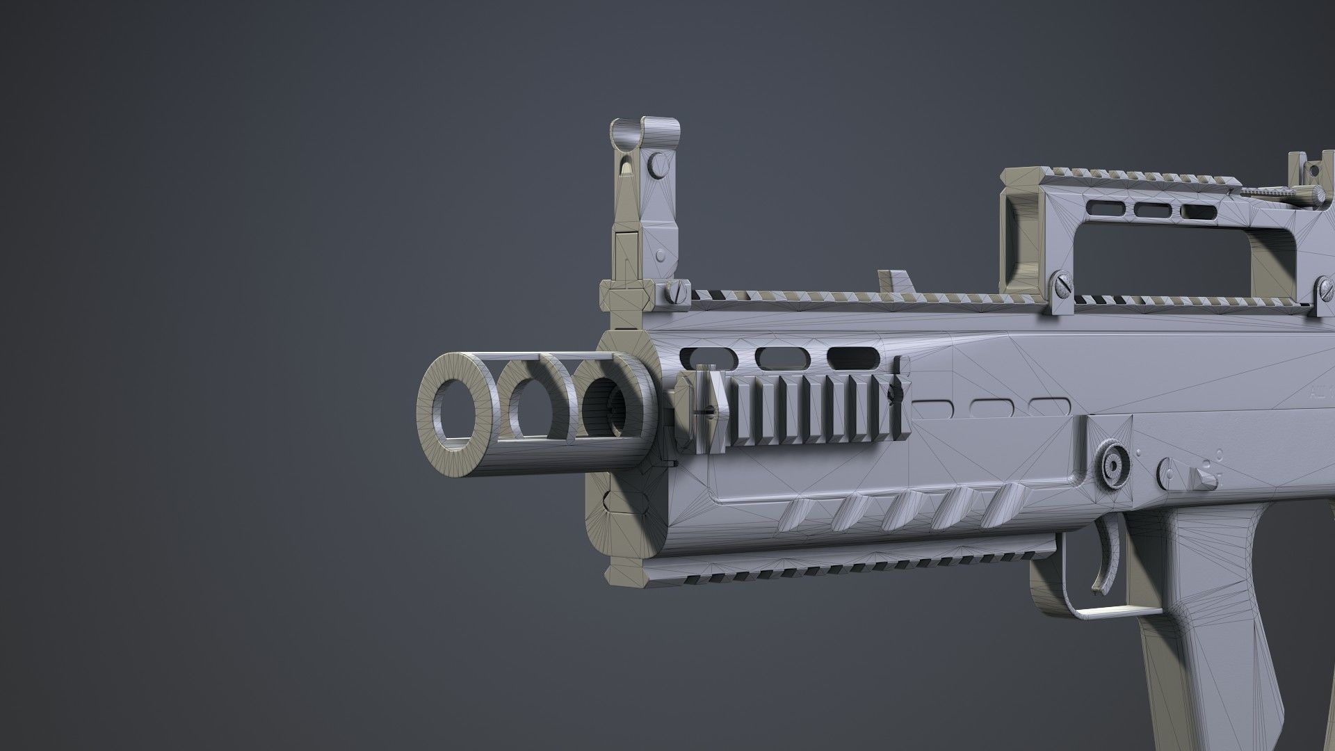 Ash 12 Low-poly 3D model_29