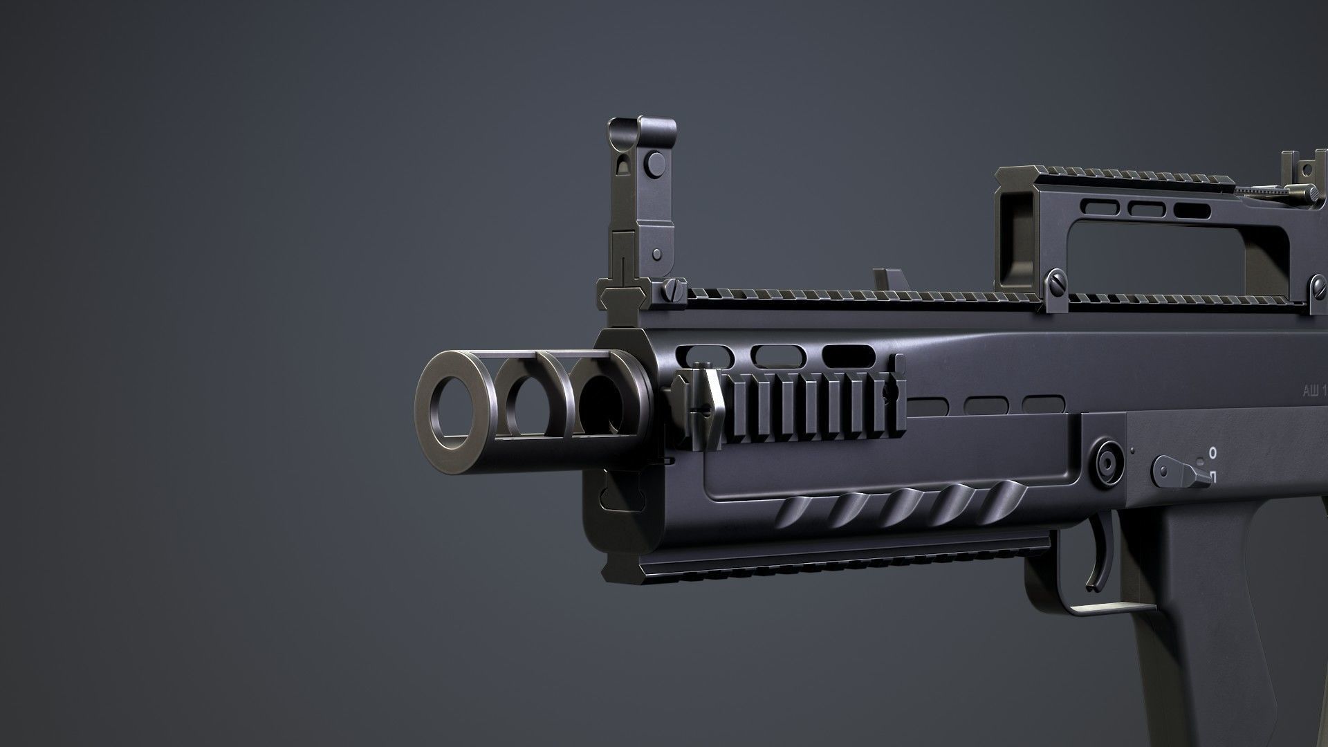 Ash 12 Low-poly 3D model_18