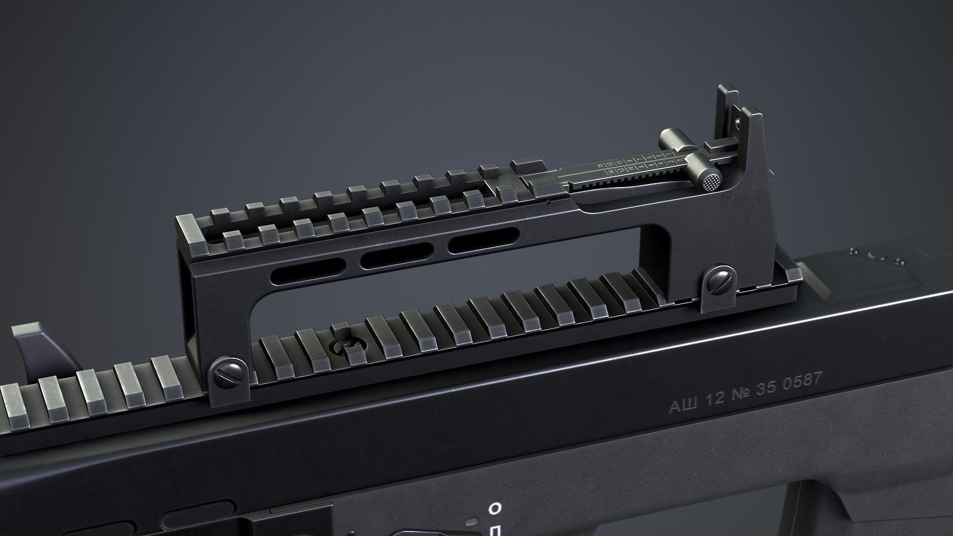 Ash 12 Low-poly 3D model_9