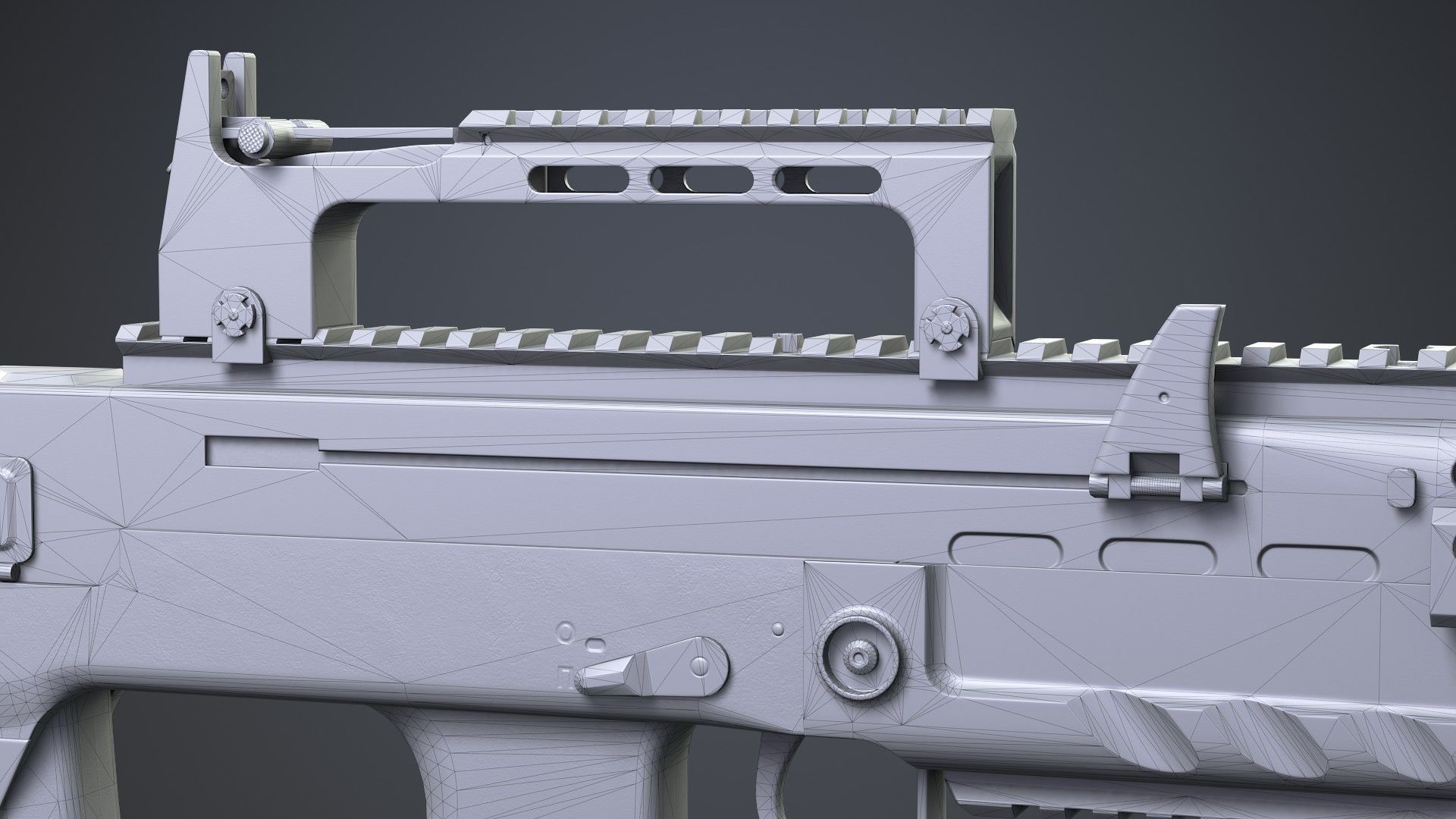 Ash 12 Low-poly 3D model_26