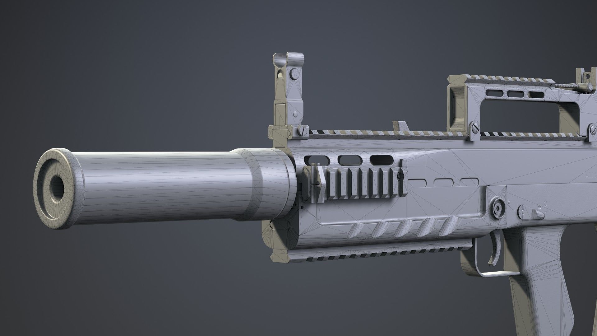 Ash 12 Low-poly 3D model_28