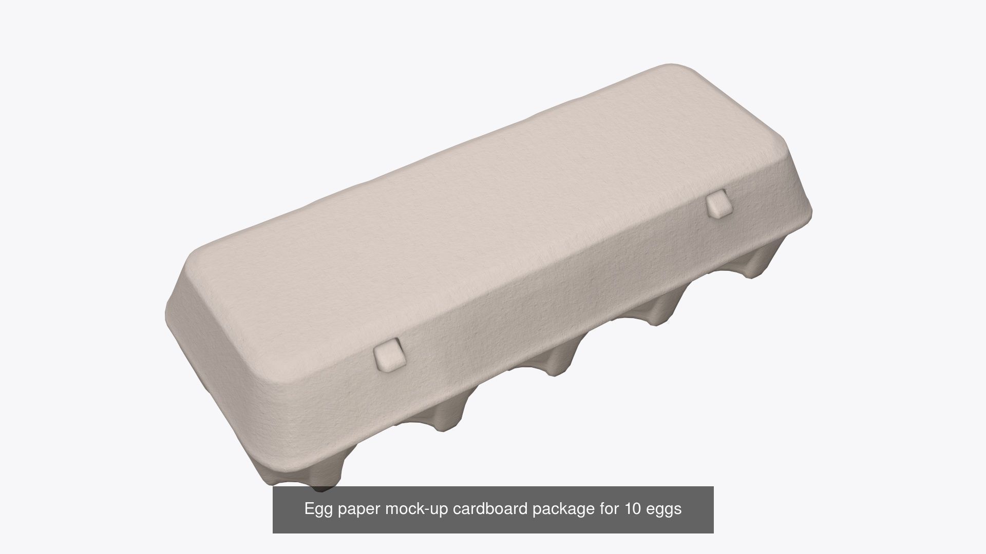 egg cardboard paper packages mock-up 3D Model Collection_3