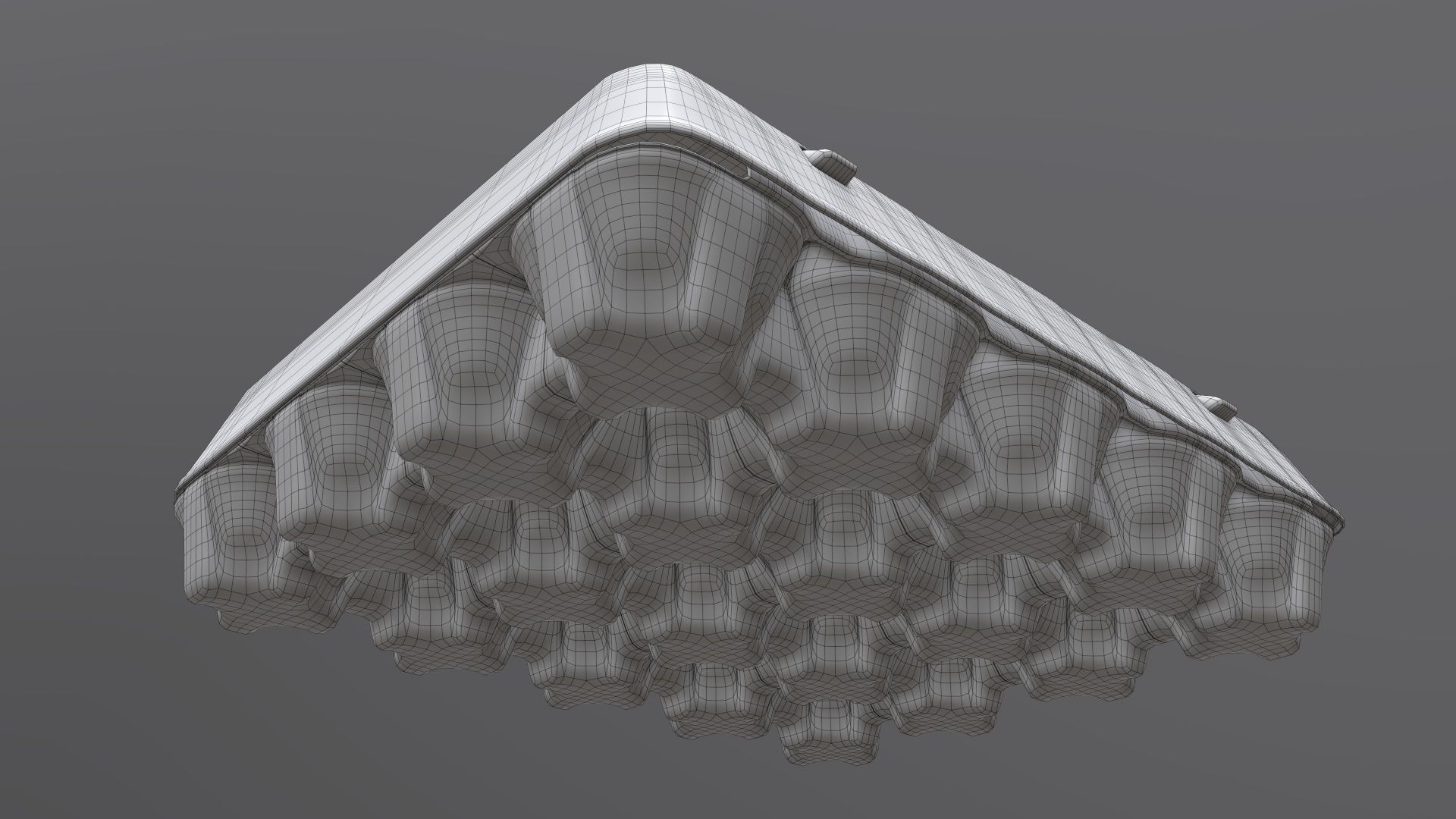 egg cardboard paper packages mock-up 3D Model Collection_22